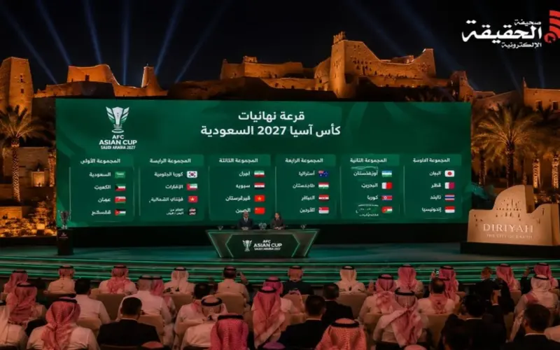 الدرعية تحتضن قرعة كأس آسيا 2027 وتكشف مجموعات البطولة